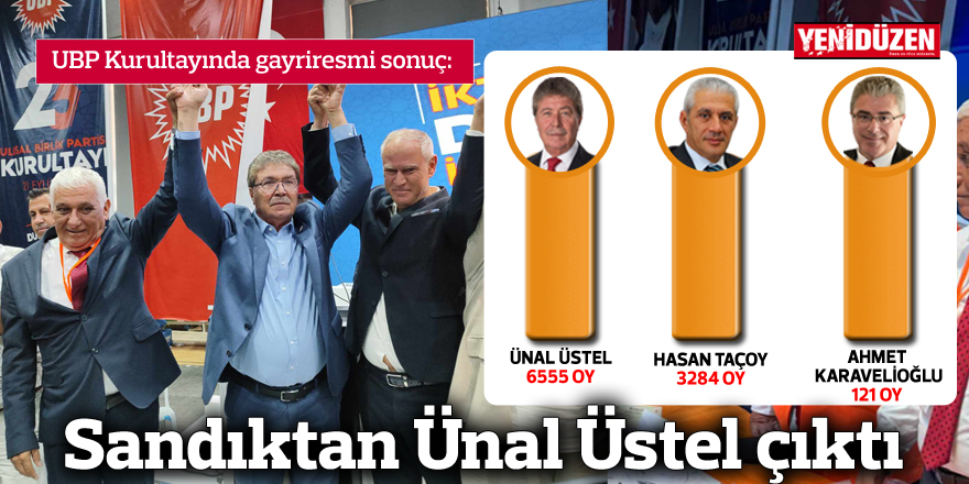 Sandıktan Ünal Üstel çıktı