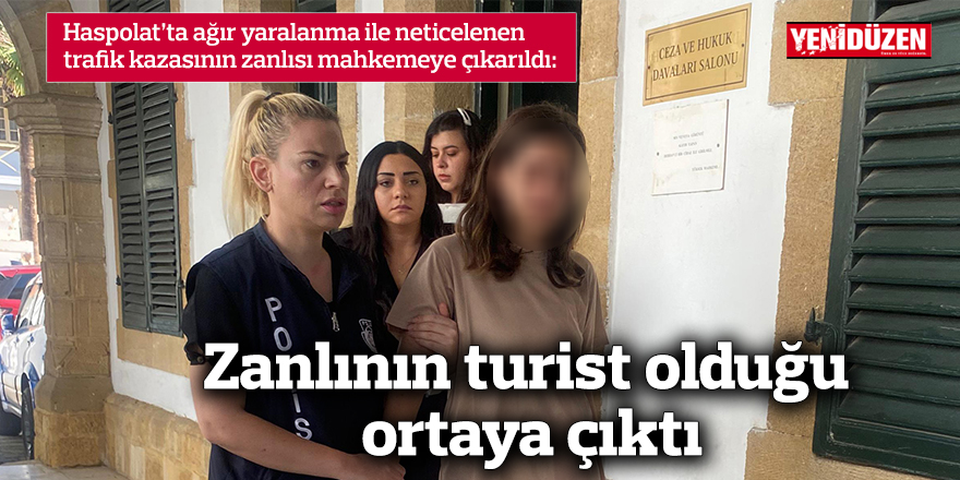 Zanlının turist olduğu ortaya çıktı