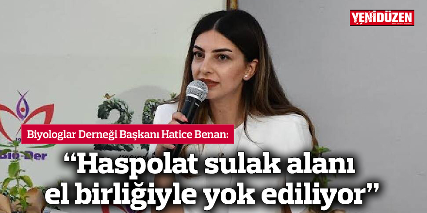 “Haspolat sulak alanı el birliğiyle yok ediliyor”