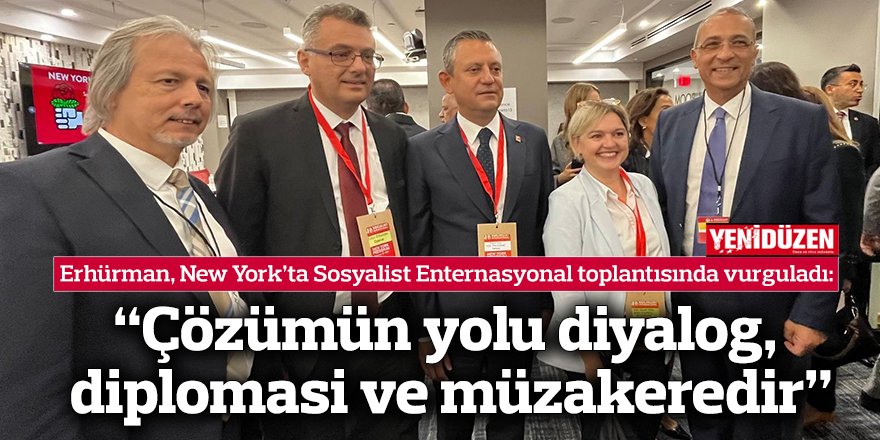 “Çözümün yolu diyalog, diplomasi ve müzakeredir”