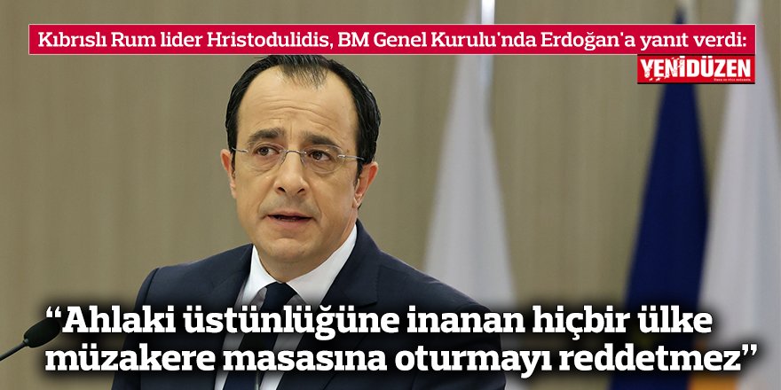 “Ahlaki üstünlüğüne inanan hiçbir ülke müzakere masasına oturmayı reddetmez”