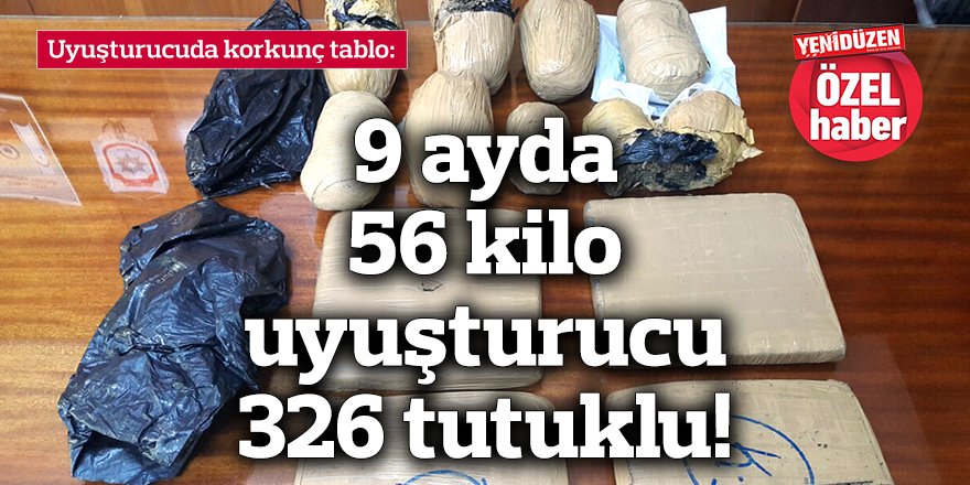 Uyuşturucuda korkunç tablo