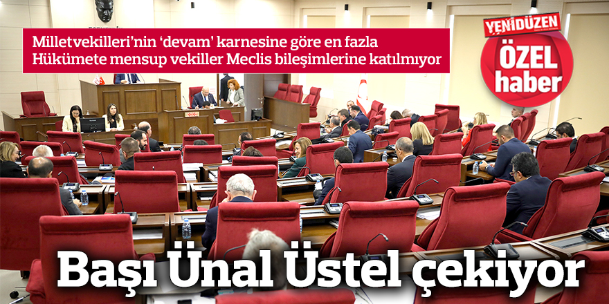 Başı Ünal Üstel çekiyor