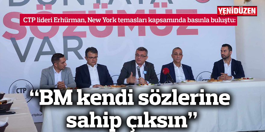 “BM kendi sözlerine sahip çıksın”