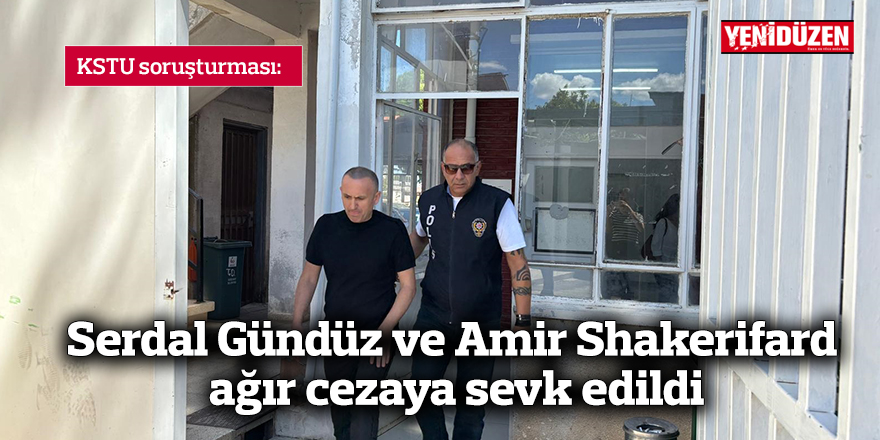 Serdal Gündüz ve Amir Shakerifard ağır cezaya sevk edildi