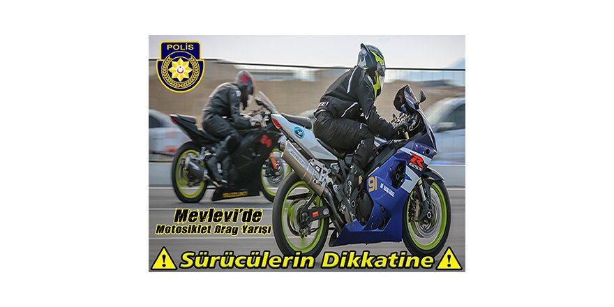 Lefkoşa-Güzelyurt yolunda pazar günü “Motosiklet Drag Yarışı” düzenleniyor