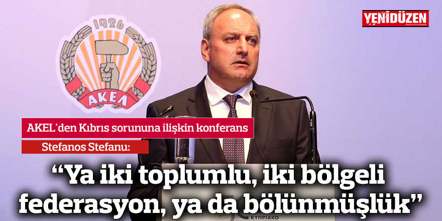 "Ya iki toplumlu, iki bölgeli federasyon, ya da bölünmüşlük"