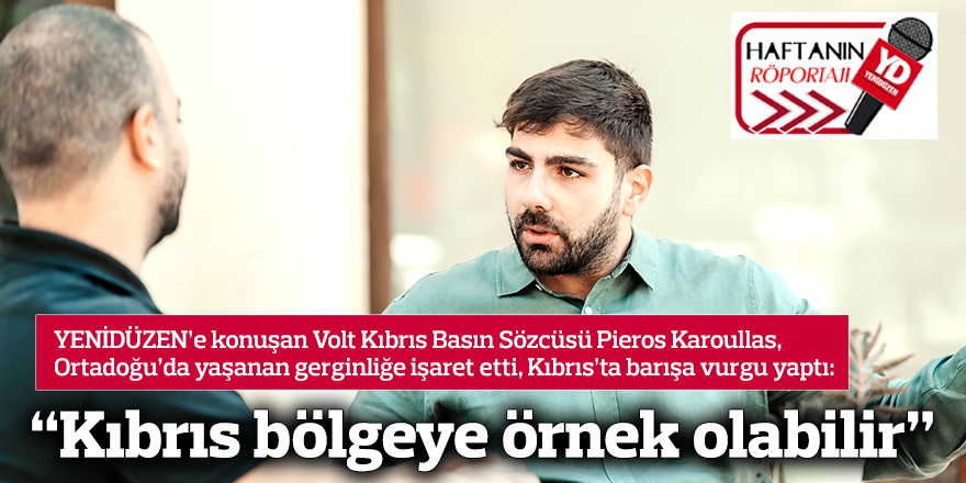 “Kıbrıs bölgeye örnek olabilir”