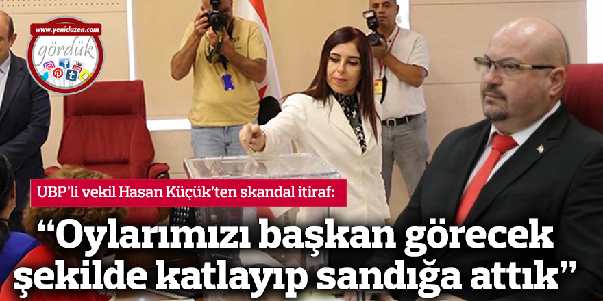 “Oylarımızı başkan görecek şekilde katlayıp sandığa attık”