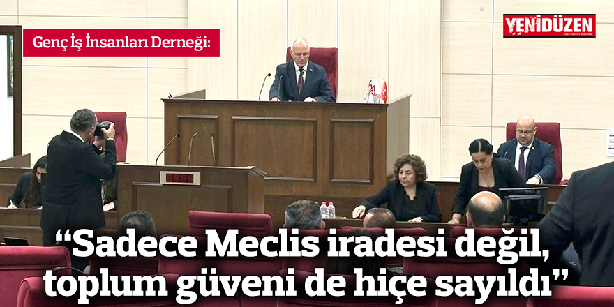 "Sadece Meclis iradesi değil, toplum güveni de hiçe sayıldı”