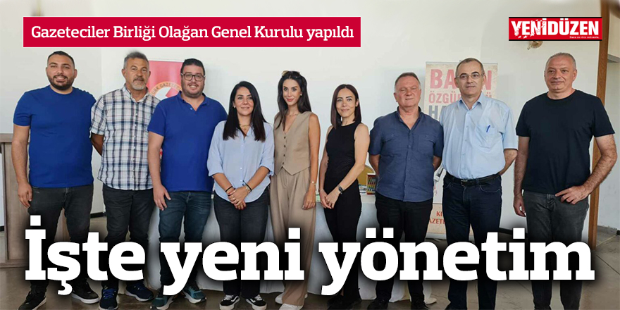 Gazeteciler Birliği'nin yeni yönetimi belirlendi