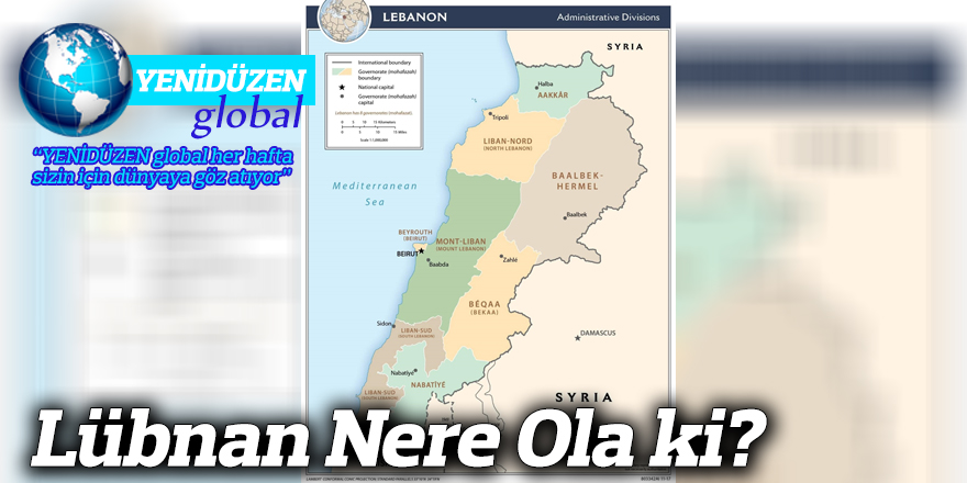 Lübnan Nere Ola ki?