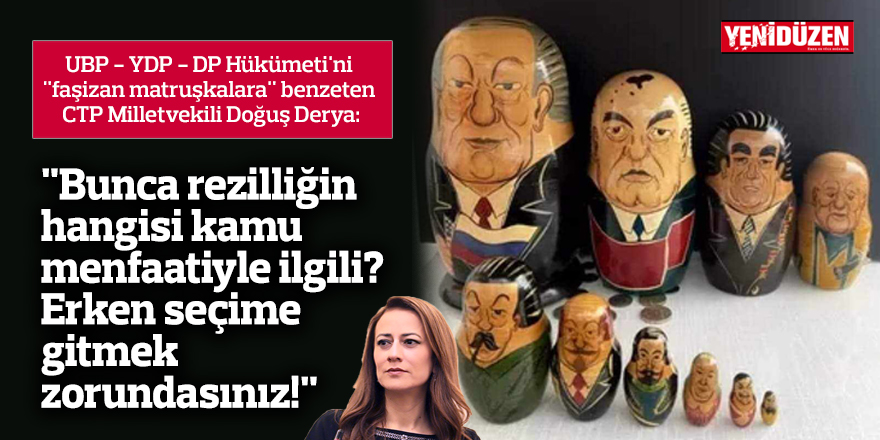 "Bunca rezilliğin hangisi kamu menfaatiyle ilgili? Erken seçime gitmek zorundasınız!"