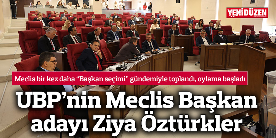 UBP’nin Meclis Başkan adayı Ziya Öztürkler