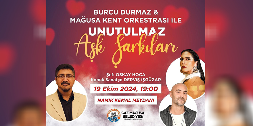 Mağusa Kent Orkestrası “Unutulmaz Aşk Şarkıları” konseri ile halkla buluşuyor