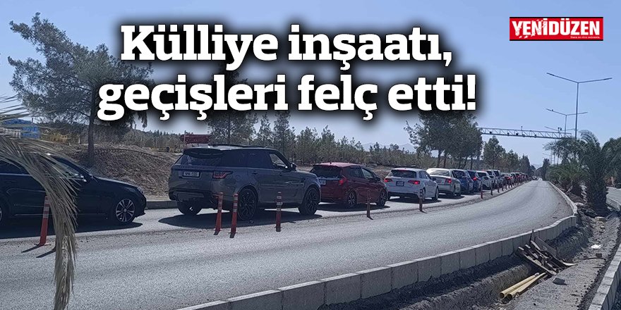 Külliye inşaatı, geçişleri felç etti!