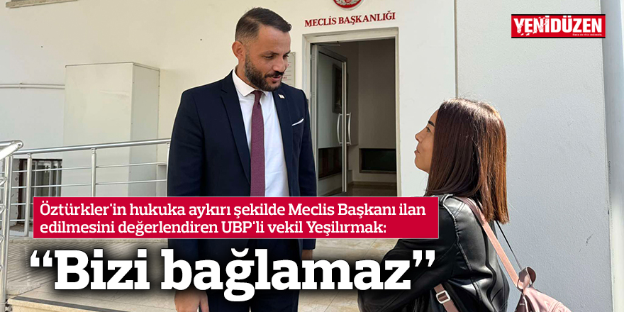 Yeşilırmak: “Bizi bağlamaz"