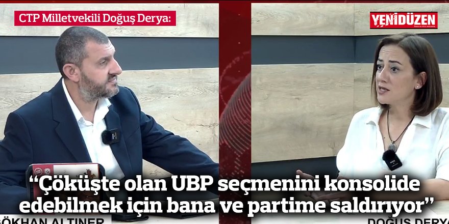 “Çöküşte olan UBP seçmenini konsolide edebilmek için bana ve partime saldırıyor”