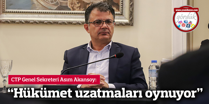 “Hükümet uzatmaları oynuyor”