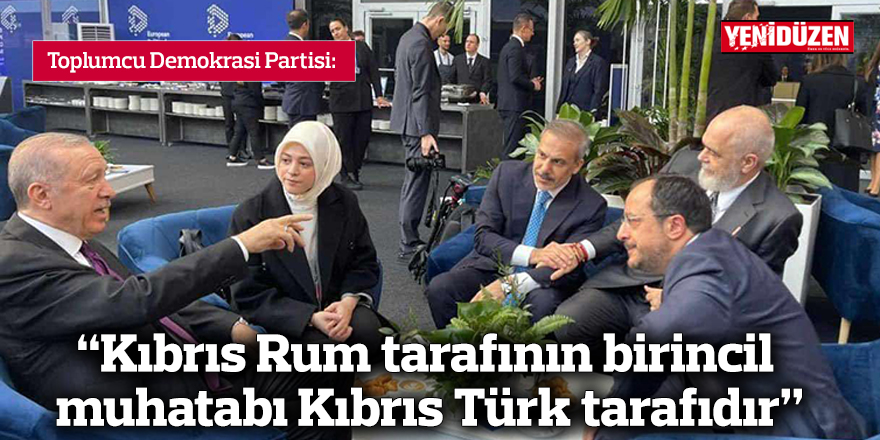 TDP: “Kıbrıs Rum tarafının birincil muhatabı Kıbrıs Türk tarafıdır”