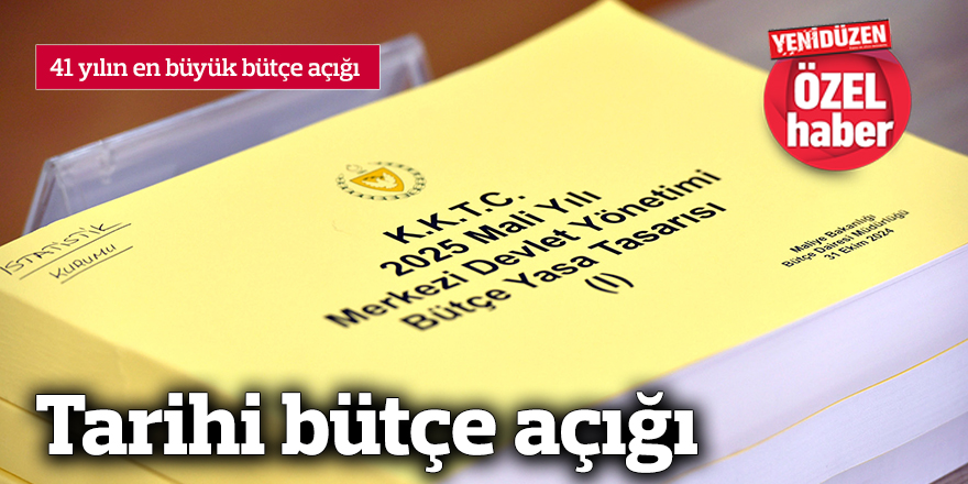 Tarihi bütçe açığı