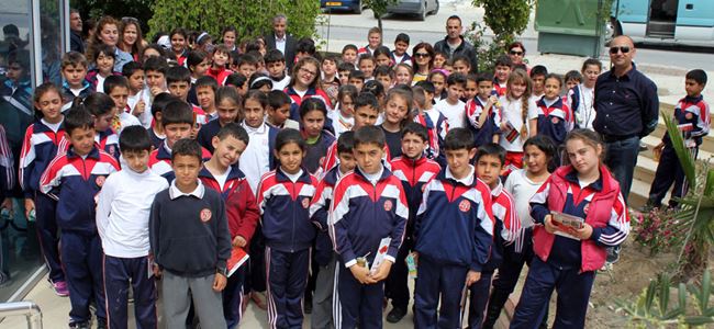 Girne 23 Nisan İlkokulu, United Medya’yı gezdi