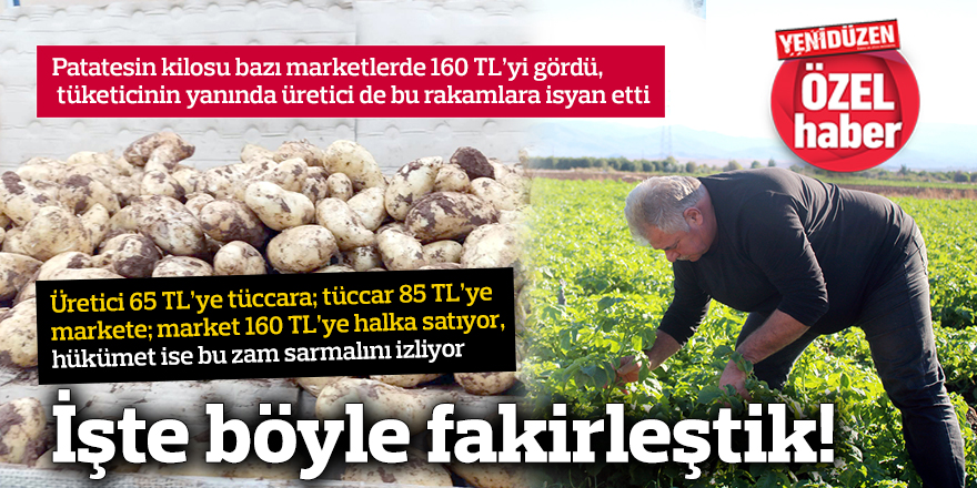 İşte böyle fakirleştik!