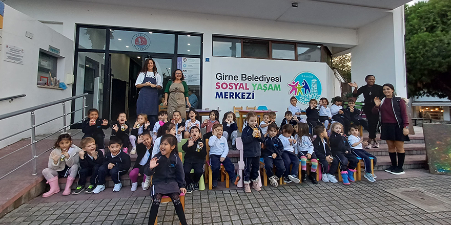 Girne Belediyesi ‘Çocuk Haklarının Sanat ile İfadesi’ etkinliği düzenledi