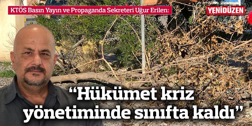 “Hükümet kriz yönetiminde sınıfta kaldı”