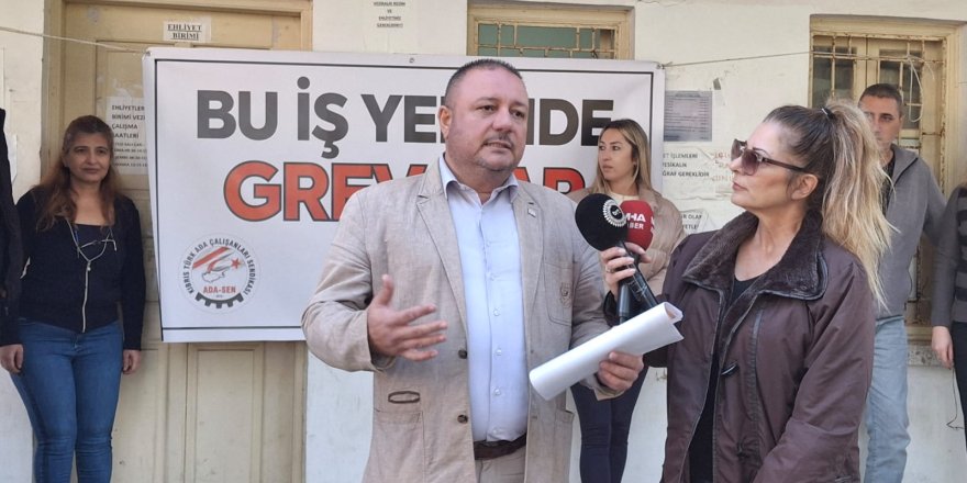 ADA-SEN, Mağusa Ehliyet Şubesi’nde grev yaptı