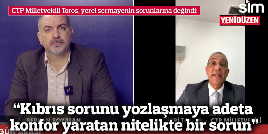 “Kıbrıs sorunu yozlaşmaya adeta konfor yaratan nitelikte bir sorun”