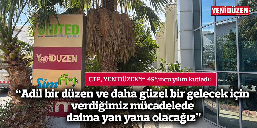 “Adil bir düzen ve daha güzel bir gelecek için verdiğimiz mücadelede daima yan yana olacağız”