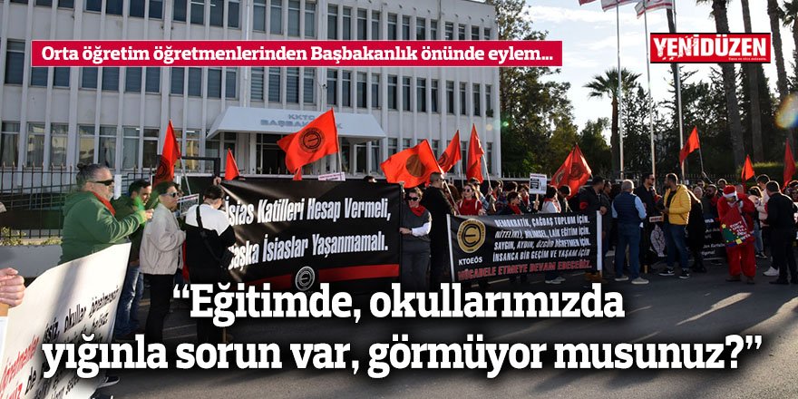 “Eğitimde, okullarımızda yığınla sorun var, görmüyor musunuz?”