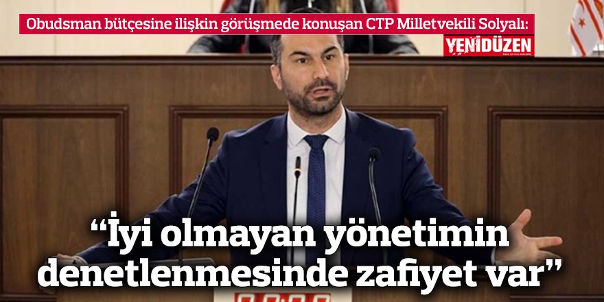 “İyi olmayan yönetimin denetlenmesinde zafiyet var”