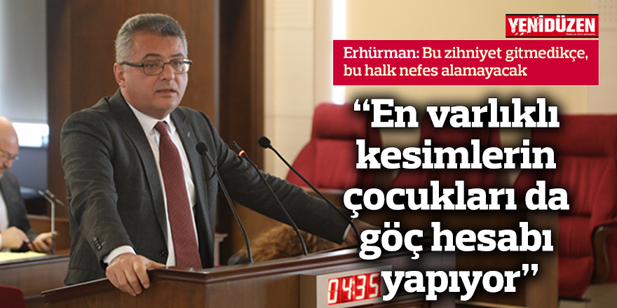 “En varlıklı kesimlerin çocukları da göç hesabı yapıyor”