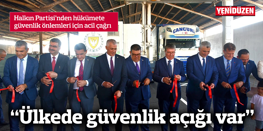 “Ülkede güvenlik açığı var”