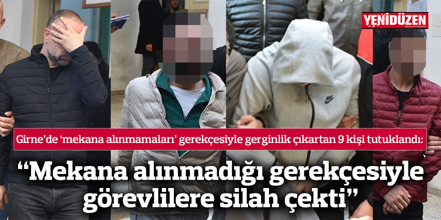 “Mekana alınmadığı gerekçesiyle görevlilere silah çekti”