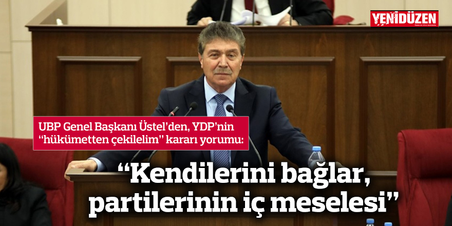 “Kendilerini bağlar, partilerinin iç meselesi”