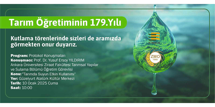 Güzelyurt’ta "Tarımda Suyun Etkin Kullanımı" konferansı