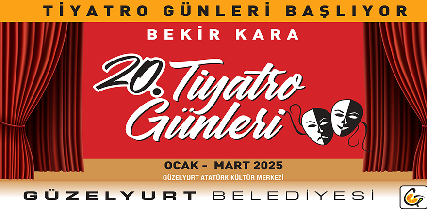 Bekir Kara 20’nci Tiyatro Günleri yarın başlıyor