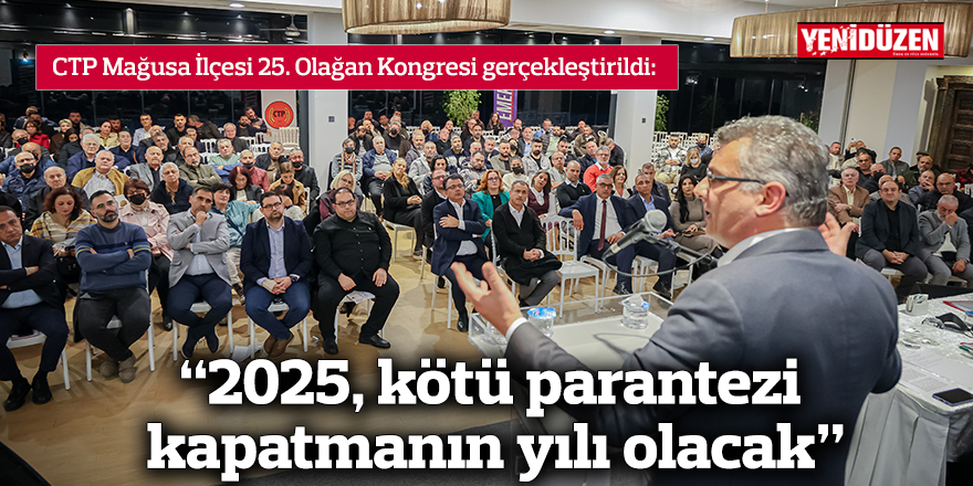 "2025, kötü parantezi kapatmanın yılı olacak"