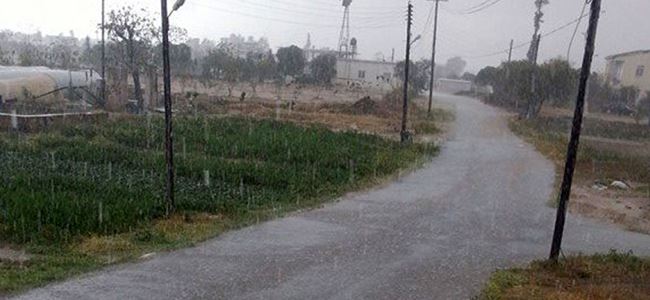 Yağışlar Mağusada etkili oldu