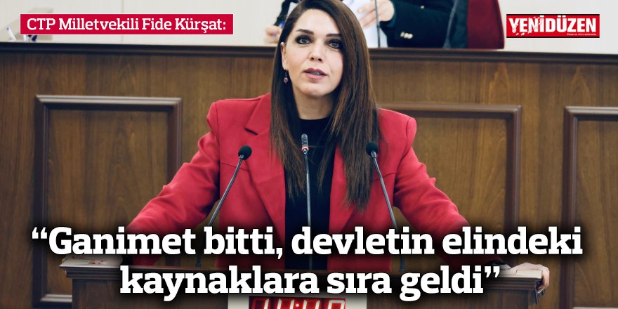 “Ganimet bitti, devletin elindeki kaynaklara sıra geldi”