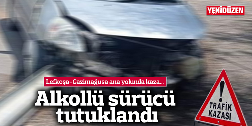 Lefkoşa-Gazimağusa ana yolunda kaza…
