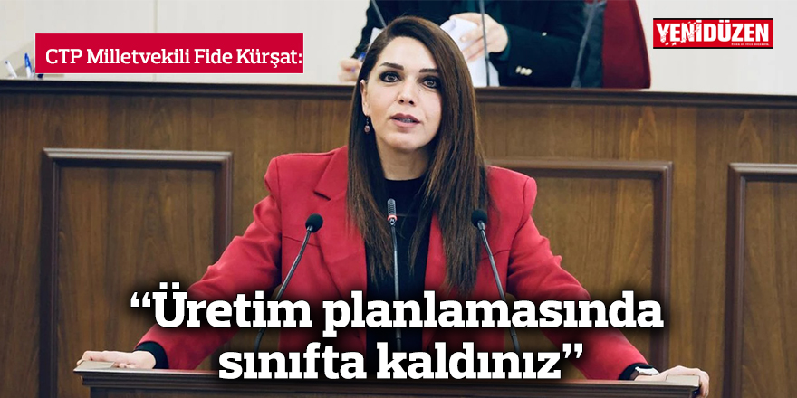 “Üretim planlamasında sınıfta kaldınız”