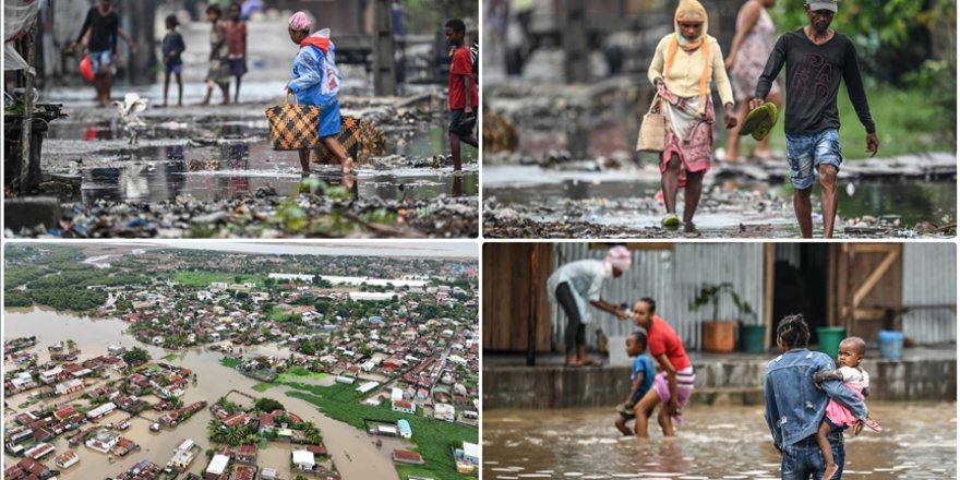 Madagaskar'ın Mahajanga bölgesindeki sağanak yaşamı olumsuz etkiliyor