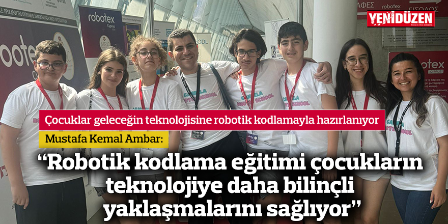 Çocuklar geleceğin teknolojisine robotik kodlamayla hazırlanıyor