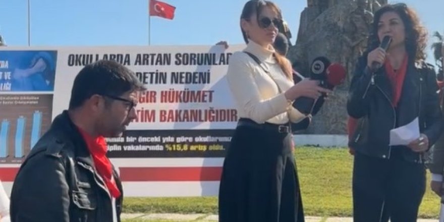 KTOEÖS, Çanakkale Ortaokulu’nda “akran zorbalığına” ilişkin eylem yaptı