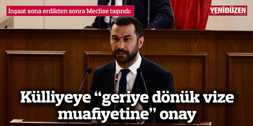 İnşaat sona erdikten sonra Meclise taşındı