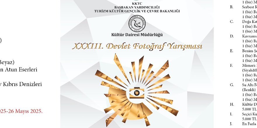 Devlet Fotoğraf Yarışması’nın başvuru süresi 26 Mayıs’a uzatıldı